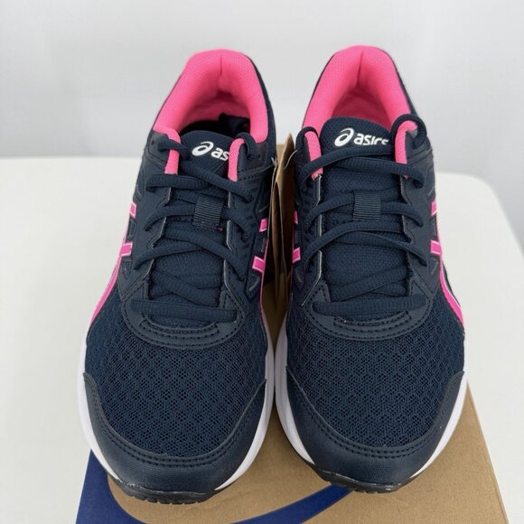 Asics Women's Jolt 3 Running Shoes size 6.5 D WIDE French Blue/Hot Pink 1012A909 - Picture 5 of 12